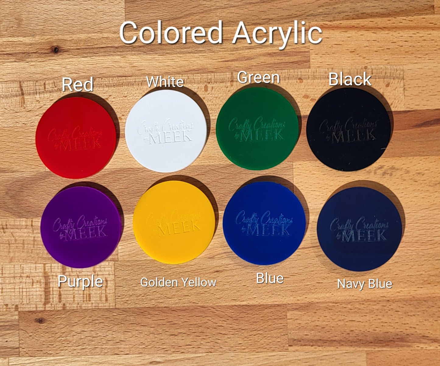 3D Wood & Acrylic Stocking Tag