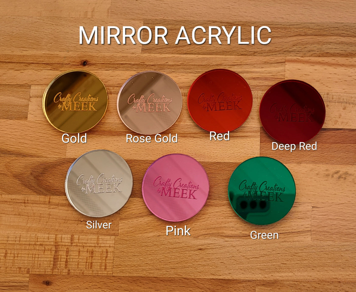 3D Wood & Acrylic Stocking Tag