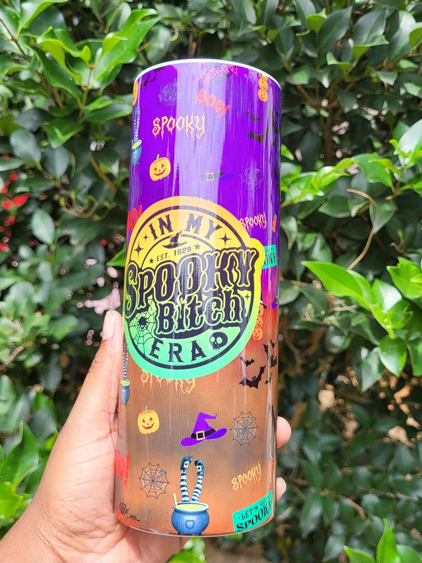 In My Spooky B!tch Era" Sublimation Tumbler - 20 oz Halloween Tumbler