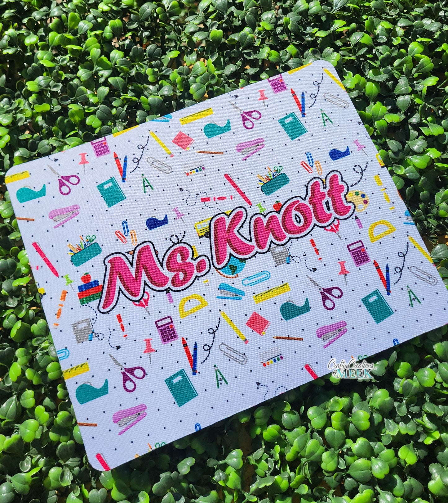 Personalized Teacher Gift Set – Notebook, Mouse Pad, Eraser & More