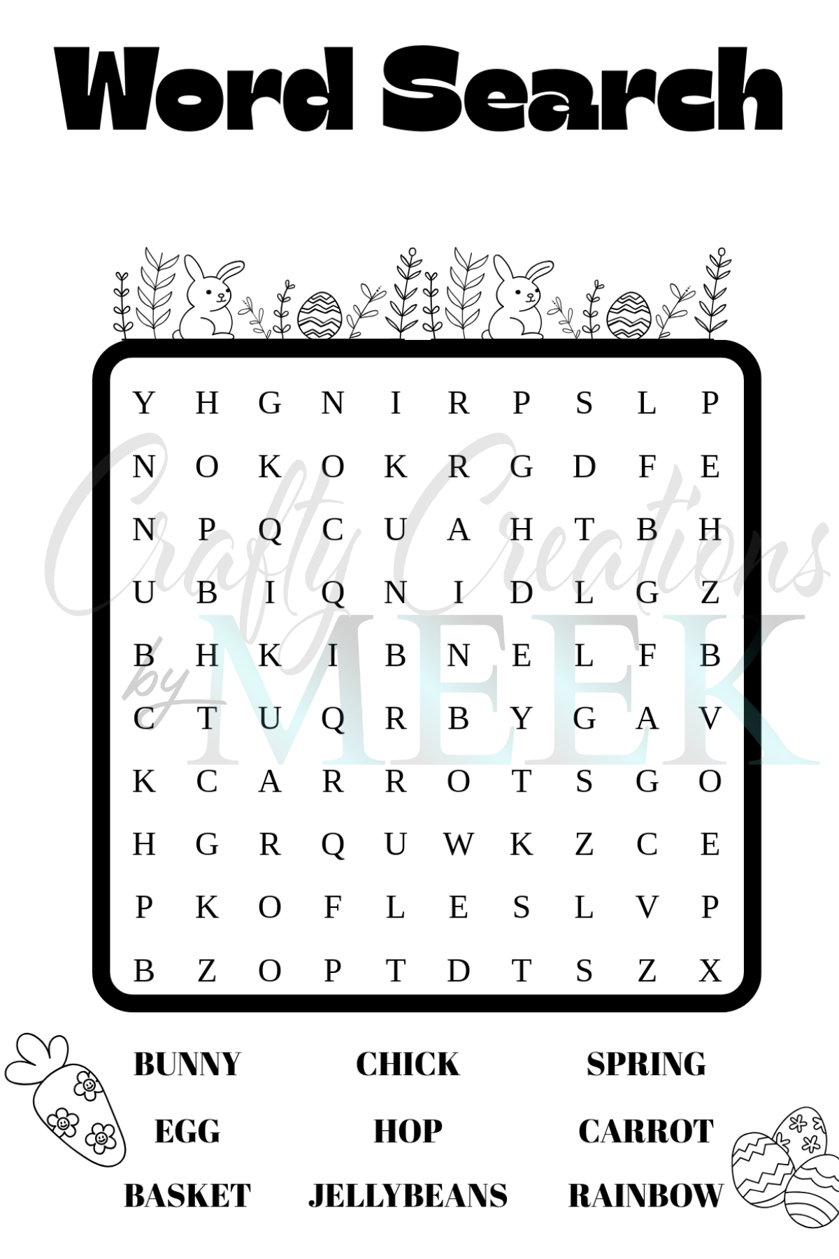 FREE Printable Easter Coloring & Activity Sheets – 2-Page Digital Download for Kids | Inkjet & Thermal Printer Friendly