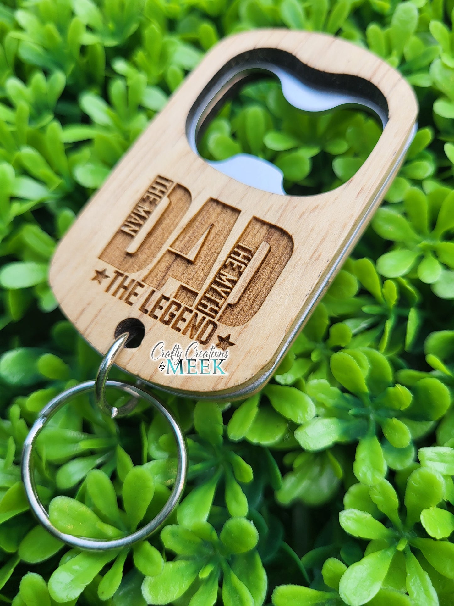 Custom Father’s Day Bottle Opener – Personalized Gift for Dad, Husband, Grandpa – Engraved Bar Tool for Him