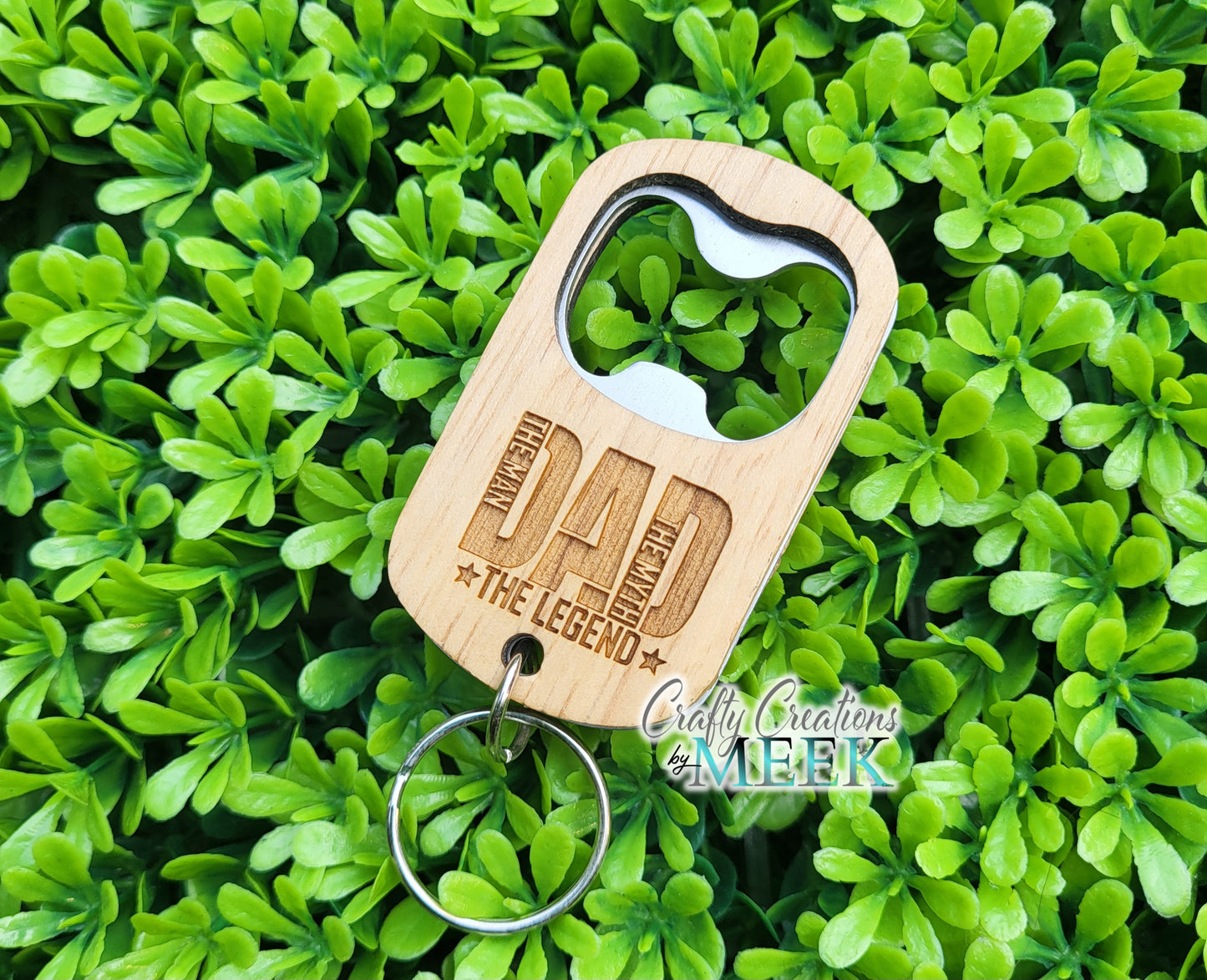 Custom Father’s Day Bottle Opener – Personalized Gift for Dad, Husband, Grandpa – Engraved Bar Tool for Him