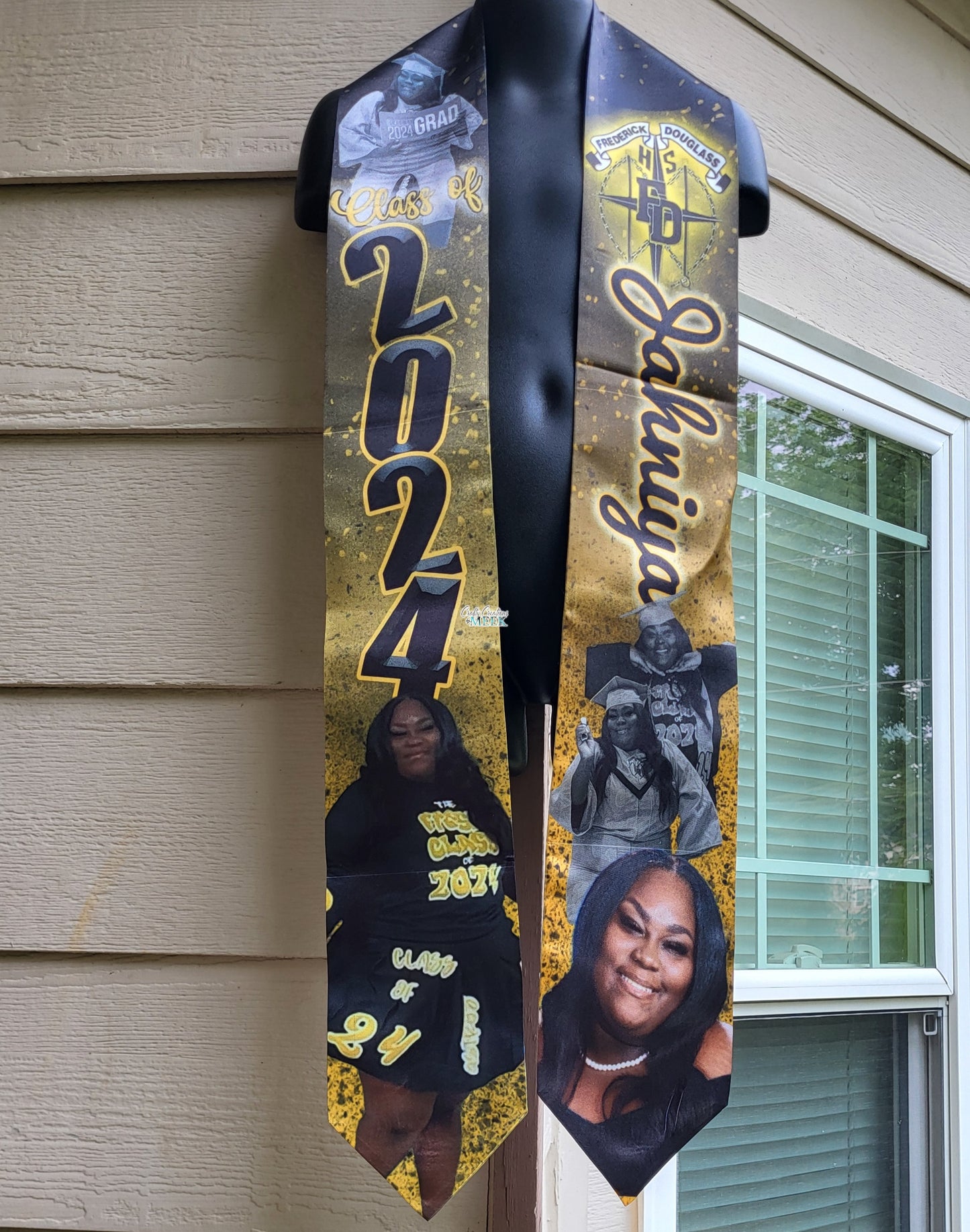 Custom Sublimation Graduation Stole – Personalized Stole for Class of 2025, Greek Life, Honors & More
