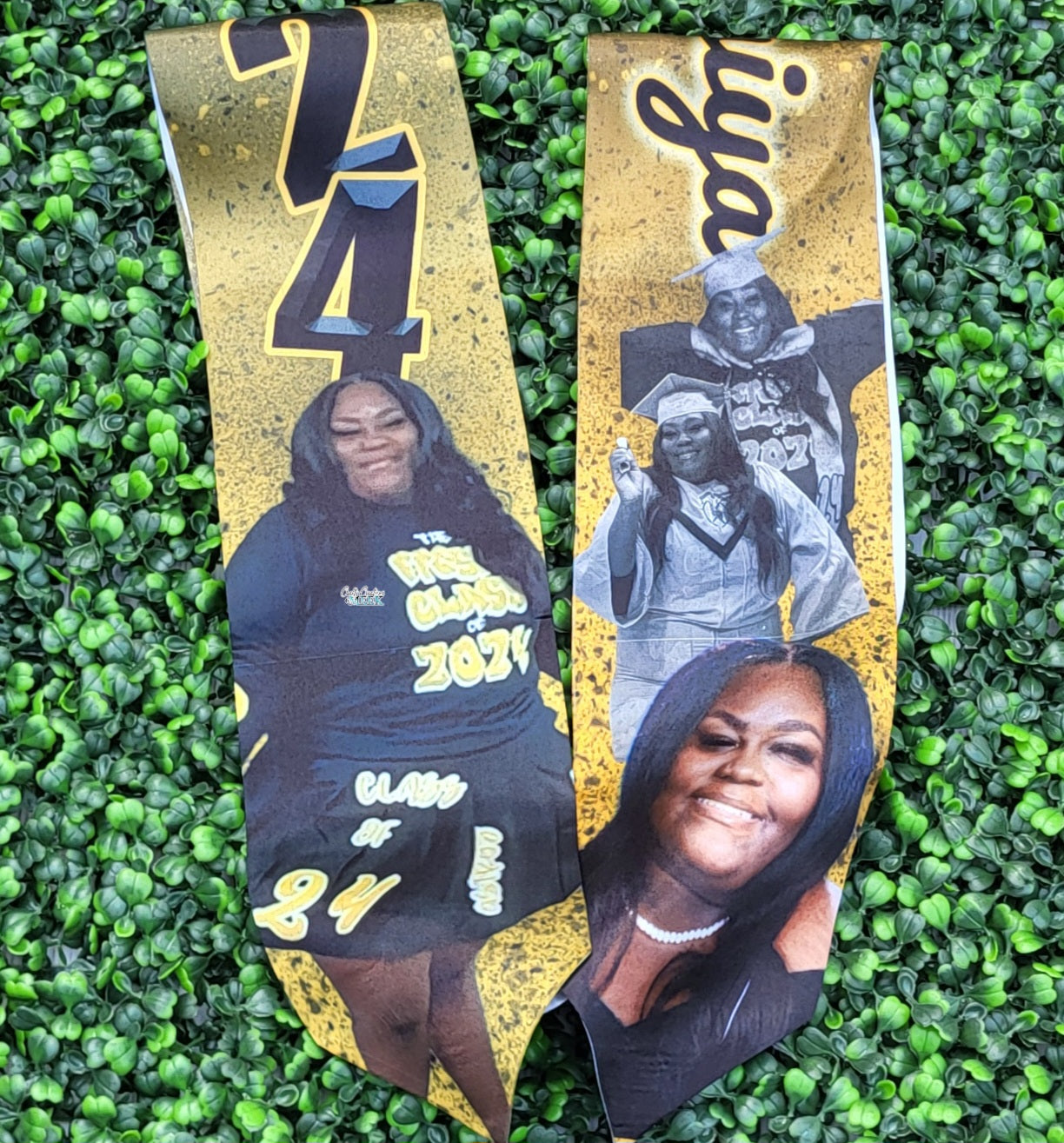 Custom Sublimation Graduation Stole – Personalized Stole for Class of 2025, Greek Life, Honors & More