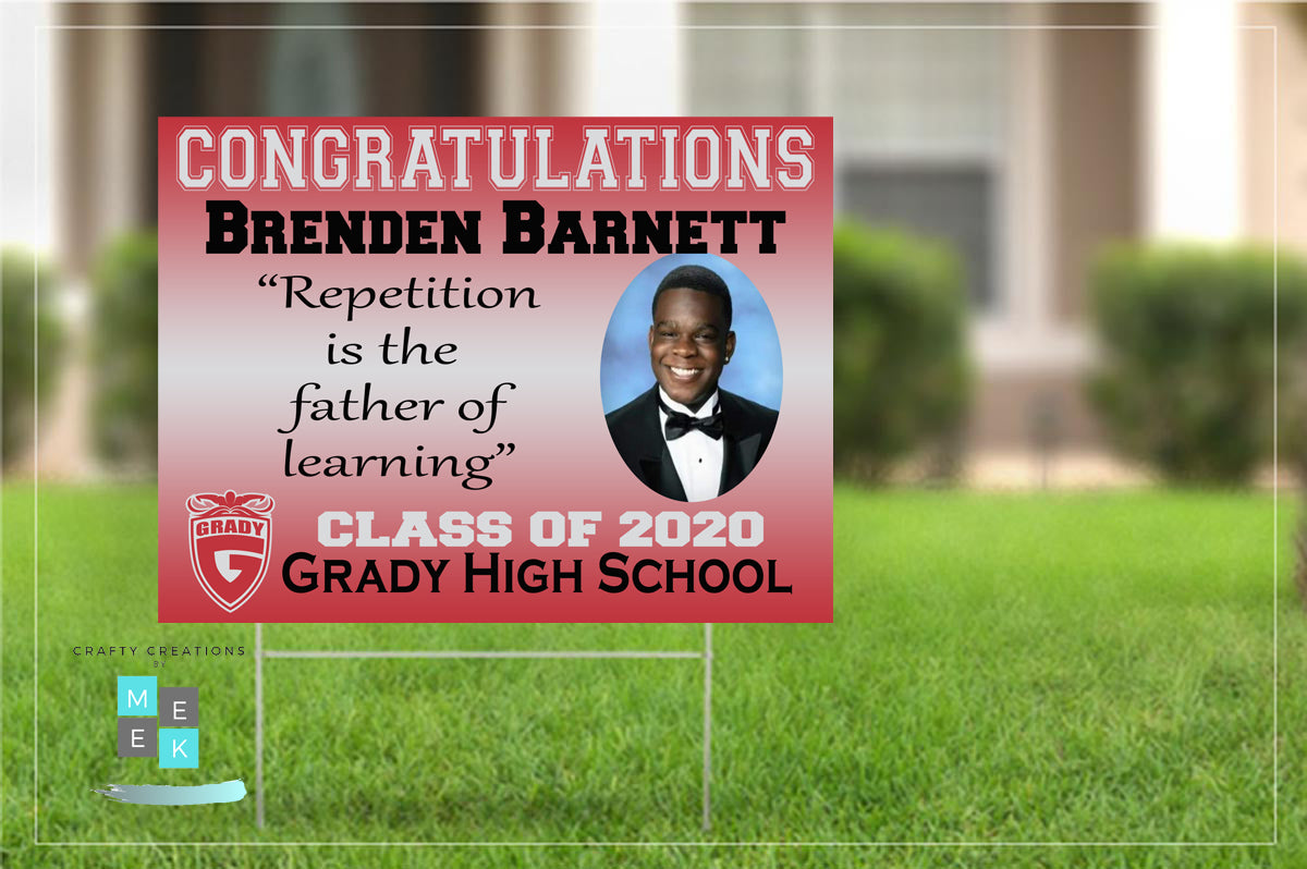 Graduation Yard Sign