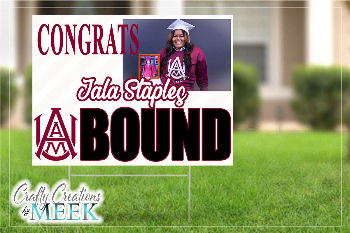 Graduation Yard Sign