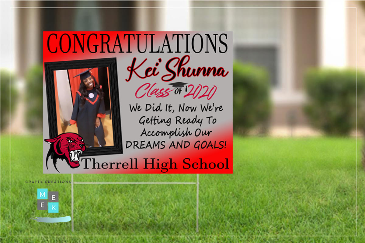 Graduation Yard Sign