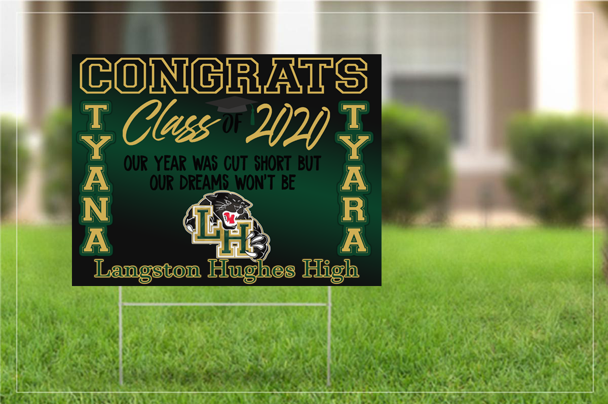 Graduation Yard Sign