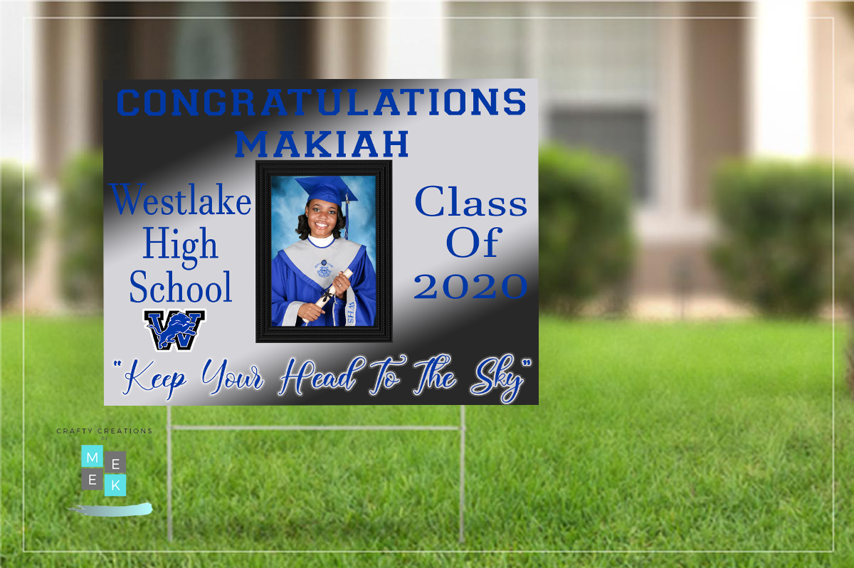 Graduation Yard Sign