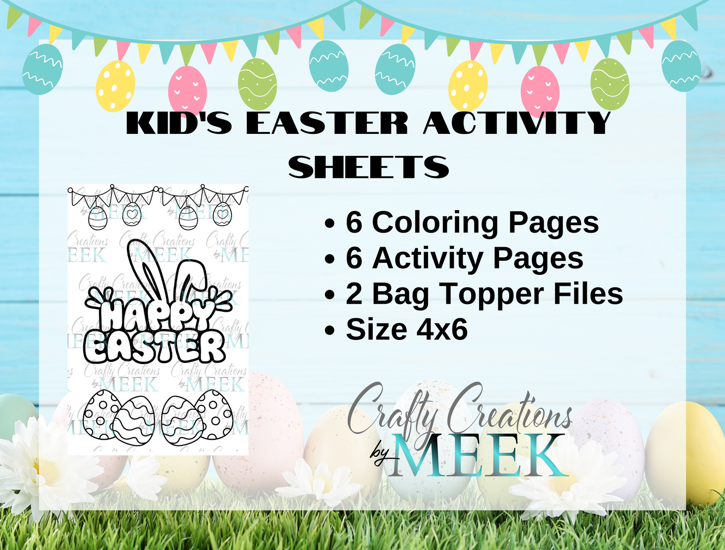 🐰 Easter Coloring & Activity Sheets – Fun Holiday Pack for Kids! 🎨