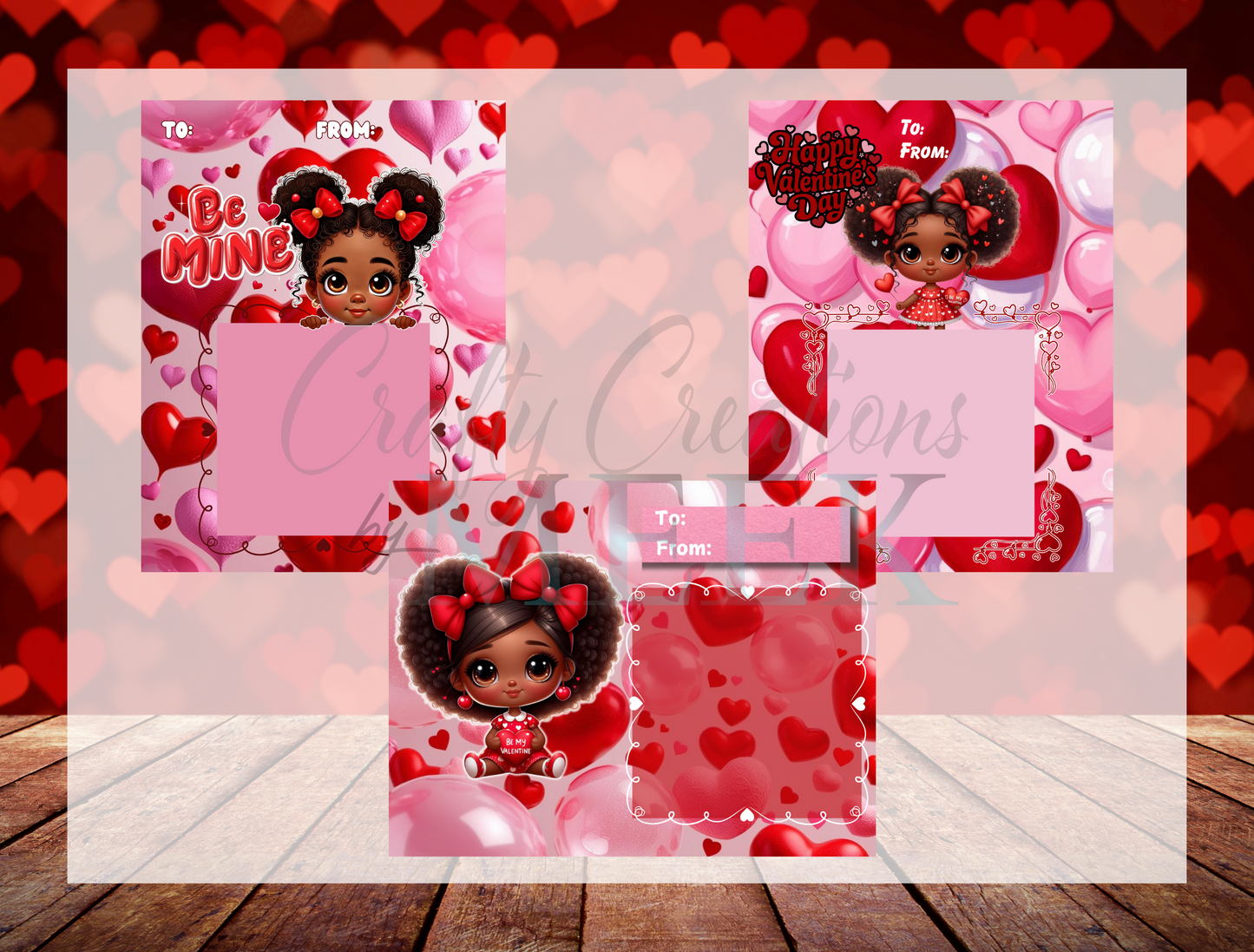 Jumbo Valentine’s Cards for African American Kids | Diverse Children's Valentine's Gifts