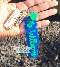 Load image into Gallery viewer, Personalized Teacher Keychain
