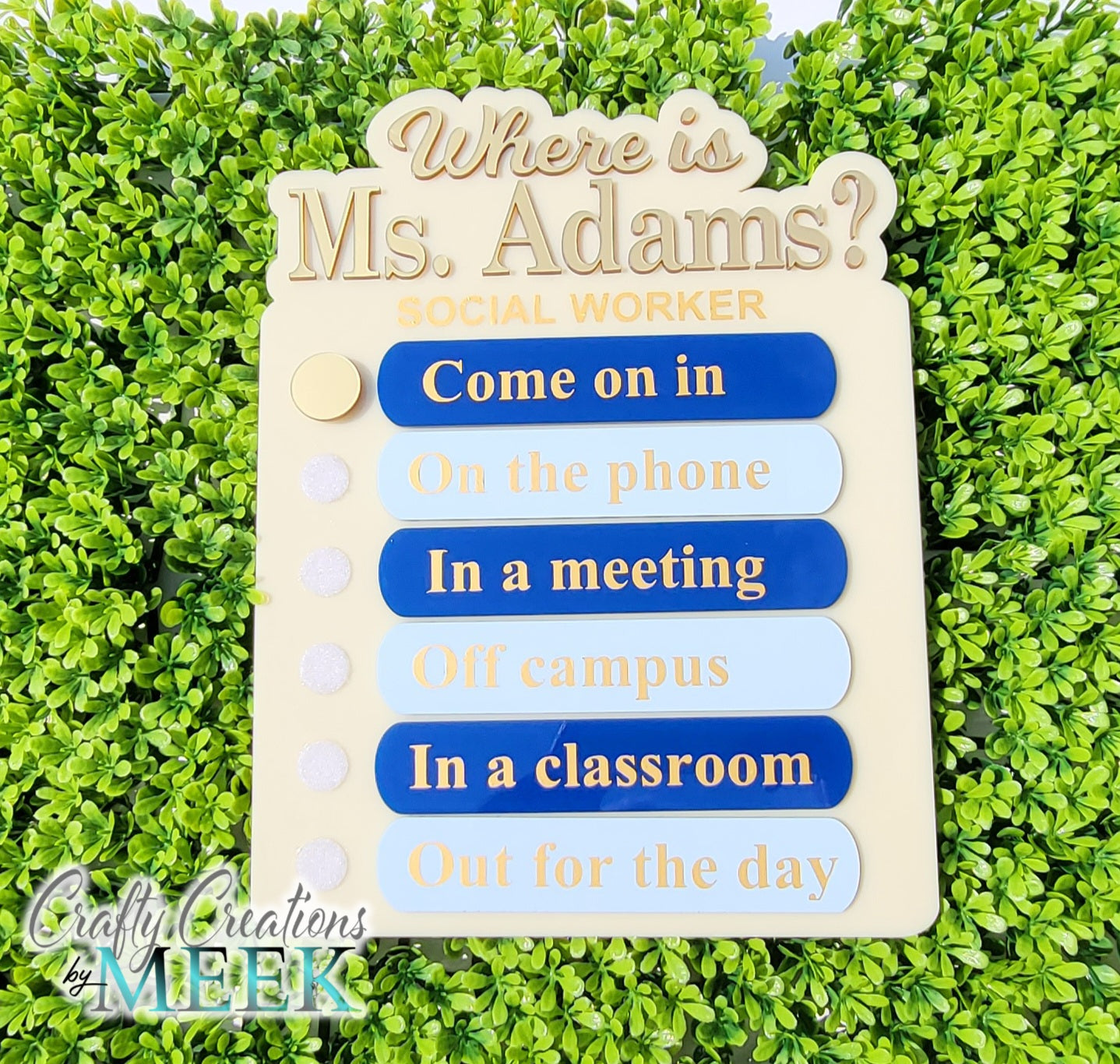 "Where is...?" Office Sign