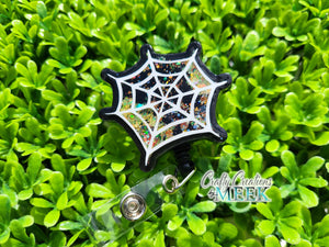 Spider Web Shaker Badge Reel
