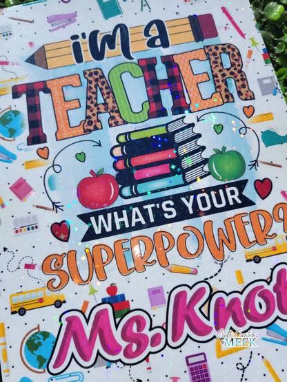 Personalized Teacher Gift Set – Notebook, Mouse Pad, Eraser & More
