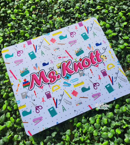 Personalized Teacher Gift Set – Notebook, Mouse Pad, Eraser & More
