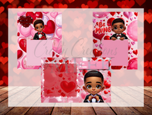 Load image into Gallery viewer, Jumbo Valentine’s Cards for African American Kids | Diverse Children&#39;s Valentine&#39;s Gifts
