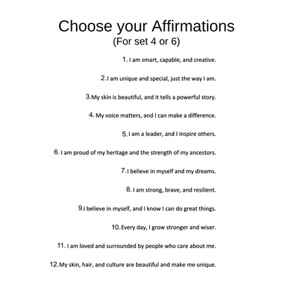 Laser Engraved Affirmation Pencils for Black Students | Inspirational School Supplies