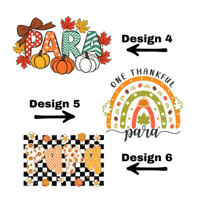 Para Professional T-Shirt Bundle | Autumn, Halloween & Breast Cancer Awareness