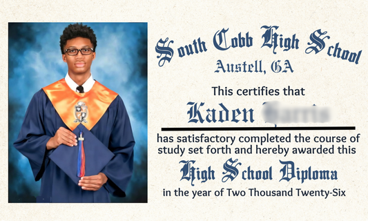 Custom Graduation Photo Magnet – High School Diploma/College Degree Keepsake Magnet
