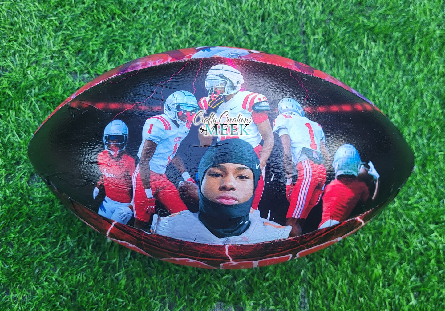 Custom Football – Personalized Leather Football with Name, Number & Team Logo | Sports Gift