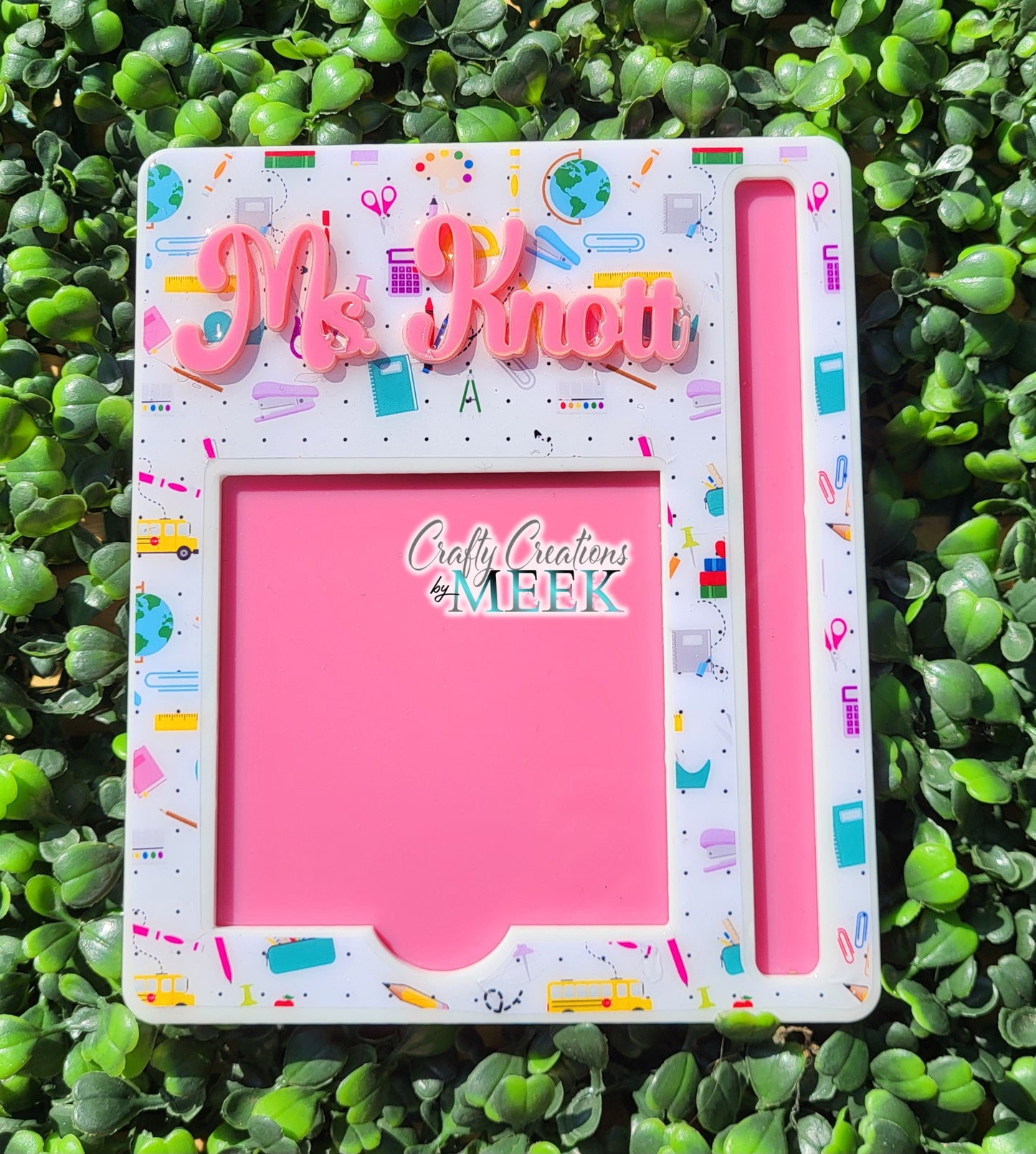 Personalized Acrylic Sticky Notepad Holder