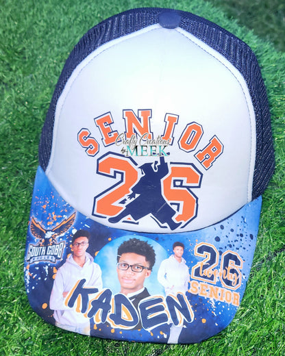 Custom Senior Trucker Hat - Personalized Graduation Cap for Class of 2026
