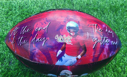 Custom Football – Personalized Leather Football with Name, Number & Team Logo | Sports Gift