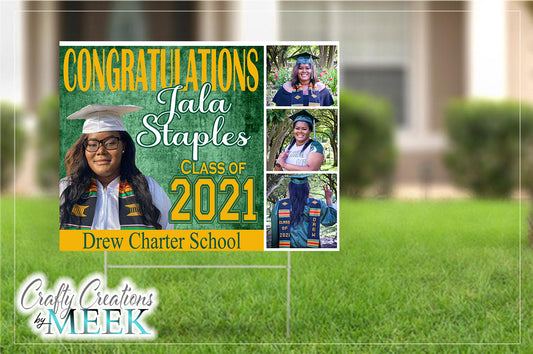 Graduation Yard Sign