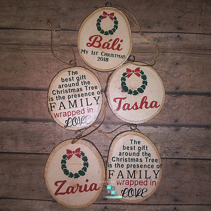 Wrapped in Love Ornaments