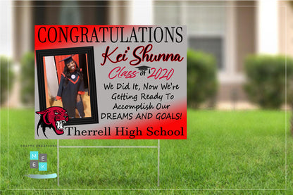 Graduation Yard Sign
