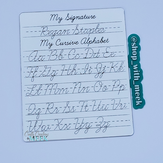 Cursive Tracing Board